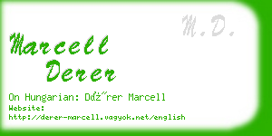 marcell derer business card